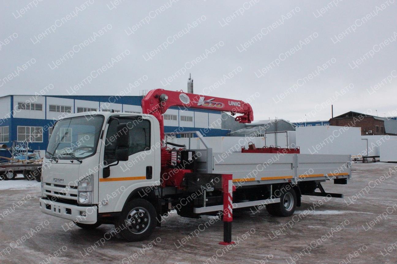 Кран-манипулятор ISUZU NQR90 ELF 9.5 с КМУ Unic URV-374K - Центр Спец Авто